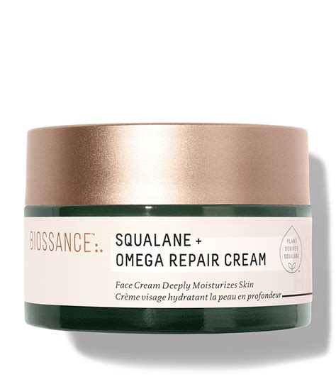 biossance squalane + omega repair cream ingredients|biossance squalane moisturizer.